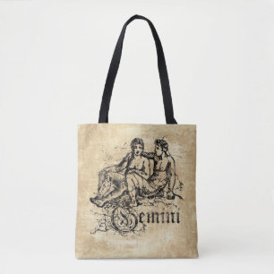 Vintage-Zodiac Zwillinge Tasche