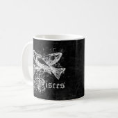 Vintage Zodiakiefisse Kaffeetasse (Vorderseite Links)