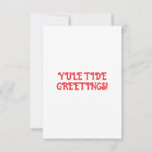 Vintage-Zombie-Eisdämon Karte (Rückseite)