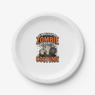Vintage-Zombie-Kostüm-Halloween-Shirt-Design_1 Pappteller
