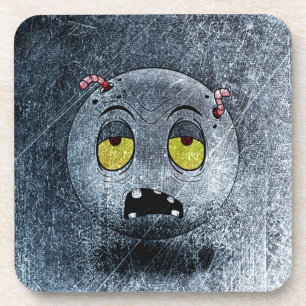 Vintage Zombiemoji Untersetzer