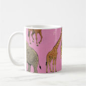 Vintage-Zoo-Tiere Kaffeetasse (Links)