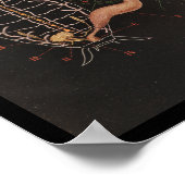 Vintage Zoologie Poster (Ecke)