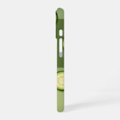 Vintage-Zucchini-Muster iPhone 16 Hülle (Linke Seite)