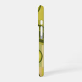 Vintage-Zucchinischeiben-Muster iPhone 16 Hülle (Linke Seite)