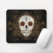 Vintage-Zuckerschädel-Mauspad Mousepad (Mit Mouse)