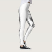 Vintage Zuckersegelflugzeug-Illustrations-Leggings Leggings (Rechts)