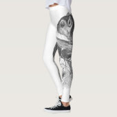 Vintage Zuckersegelflugzeug-Illustrations-Leggings Leggings (Links)