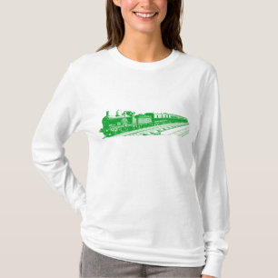Vintage Zug - Gras Grün T-Shirt