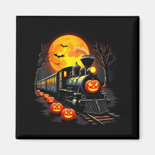Vintage-Zug-Halloween-Kostüm Kürbis-Geist Männer Magnet