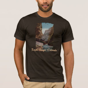 Vintage-Zug in Royal Gorge Herren-Shirt T-Shirt