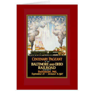 Vintage Zug-Reise-Plakat-Kunst