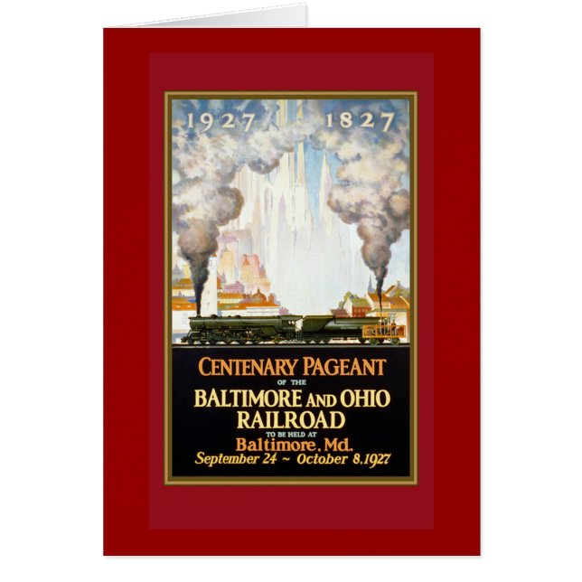 Vintage Zug-Reise-Plakat-Kunst (Vorne)