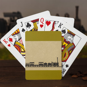 Vintage-Zug-Spielkarten Spielkarten