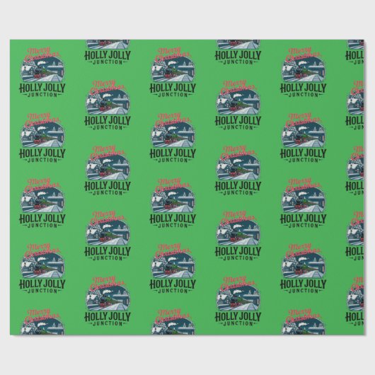 Vintage Züge Geschenkpapier (Flach)