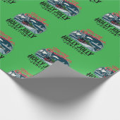 Vintage Züge Geschenkpapier (Ecke)