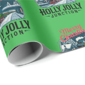 Vintage Züge Geschenkpapier (Rolleneckpunkt)