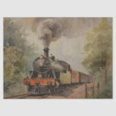 Vintage Zugentkoppelung Seidenpapier (Vorderseite)