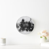 Vintage Zuglokomotive-Uhr Runde Wanduhr (Zuhause)