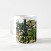 Vintage Zugmaschine Kaffeetasse (Vorderseite Links)