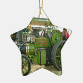 Vintage Zugmaschine Keramik Ornament (Links)