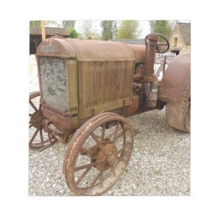 Vintage Zugmaschine Notizblock