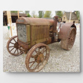 Vintage Zugmaschine Plaque Fotoplatte (Vorderseite)