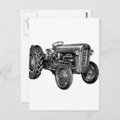 Vintage Zugmaschine Postkarte (Vorne/Hinten)