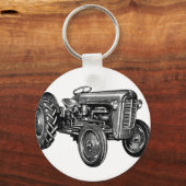 Vintage Zugmaschine Schlüsselanhänger (Vorderseite)