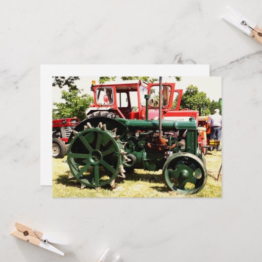 VINTAGE ZUGMASCHINEN (Vorderseite/Rückseite Beispiel)