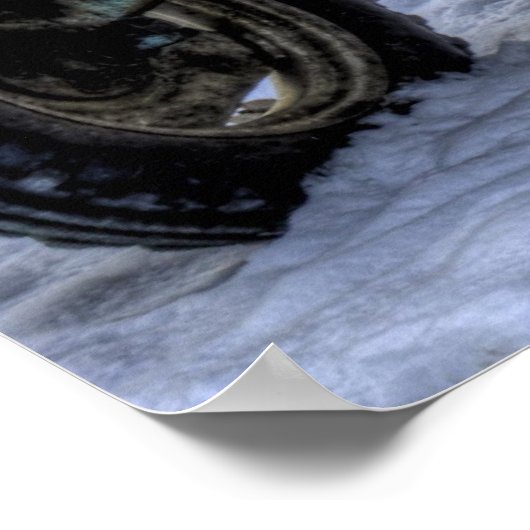 Vintage Zugmaschinen Poster (Ecke)