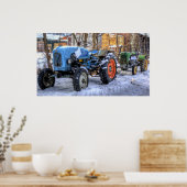 Vintage Zugmaschinen Poster (Küche)