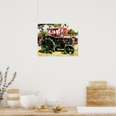 VINTAGE ZUGMASCHINEN POSTER (Küche)