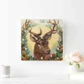 Vintage Zuhause-Bürouhr Quadratische Wanduhr (Zuhause)