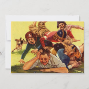 Vintage zum Vatertag, Fußball Kinder und Familienh