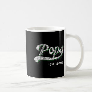 Vintage zum Vatertag Ps Est 2022 für neuen Opa Kaffeetasse
