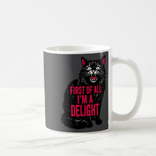 Vintage Zunächst Bin Ich Ein Vergnügen Brüllende S Kaffeetasse