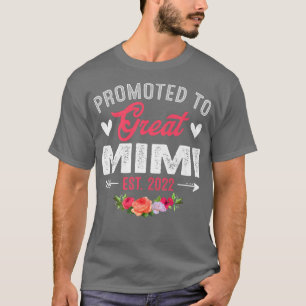 Vintage zur Mimi befördert 2022 Retro neue Mom Oma T-Shirt