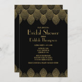 Vintage Zwanzigerjahre Einladung (Vorne/Hinten)