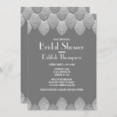 Vintage Zwanzigerjahre Einladung (Vorne/Hinten)