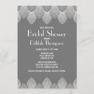 Vintage Zwanzigerjahre Einladung