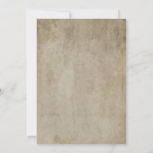 Vintage Zwanzigerjahre Film-Festzelt-Baby-Dusche Einladung (Rückseite)