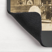 Vintage Zwanzigerjahre Hook und Ladder Fire Mousepad (Ecke)