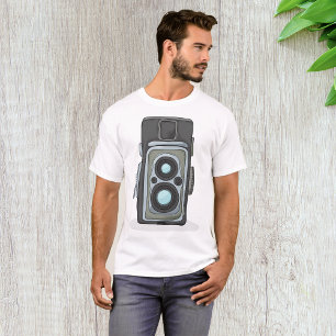 Vintage-Zwei-Objektiv-Reflexkamera TLR-Kamera T-Shirt