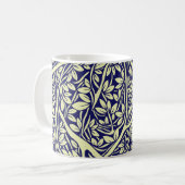 Vintage Zweige: Baummuster Kaffeetasse (Vorderseite Links)