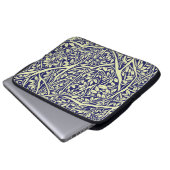 Vintage Zweige: Baummuster Laptopschutzhülle (Vorne Knopf)