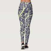 Vintage Zweige: Baummuster Leggings (Rückseite)