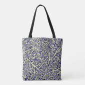 Vintage Zweige: Baummuster Tasche (Rückseite)