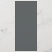 Vintage Zweigniederlassung - Hochzeitsprogramm Programm (Rückseite)