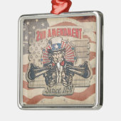 Vintage zweite Änderung 1791 Ornament Aus Metall (Links)